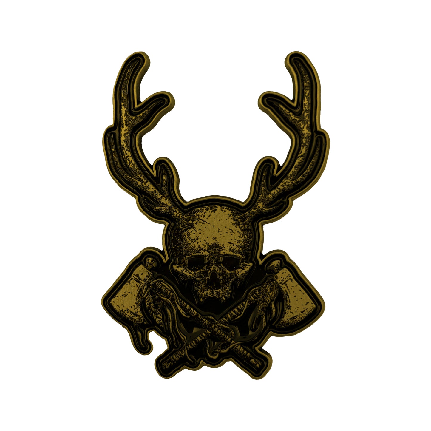 Enamel Pin: Tomahawk Skull
