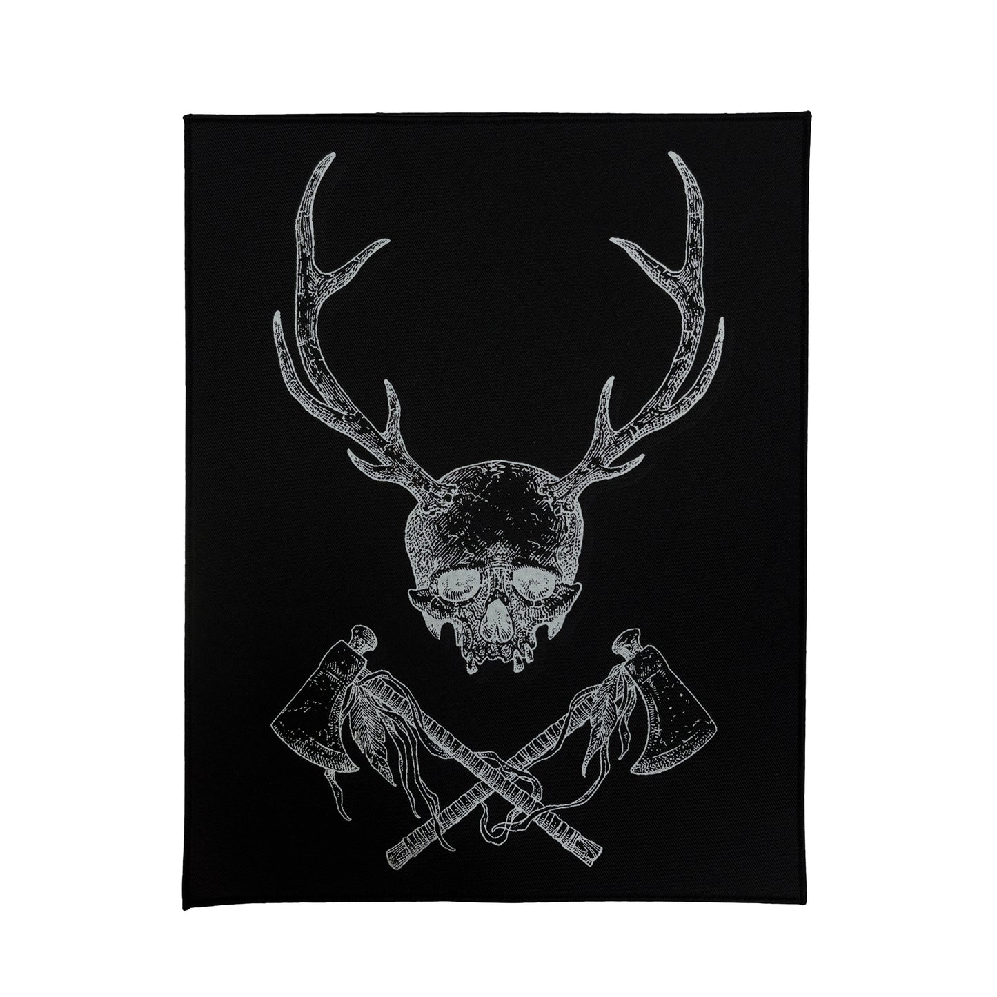Tomahawk Skull Back Patch