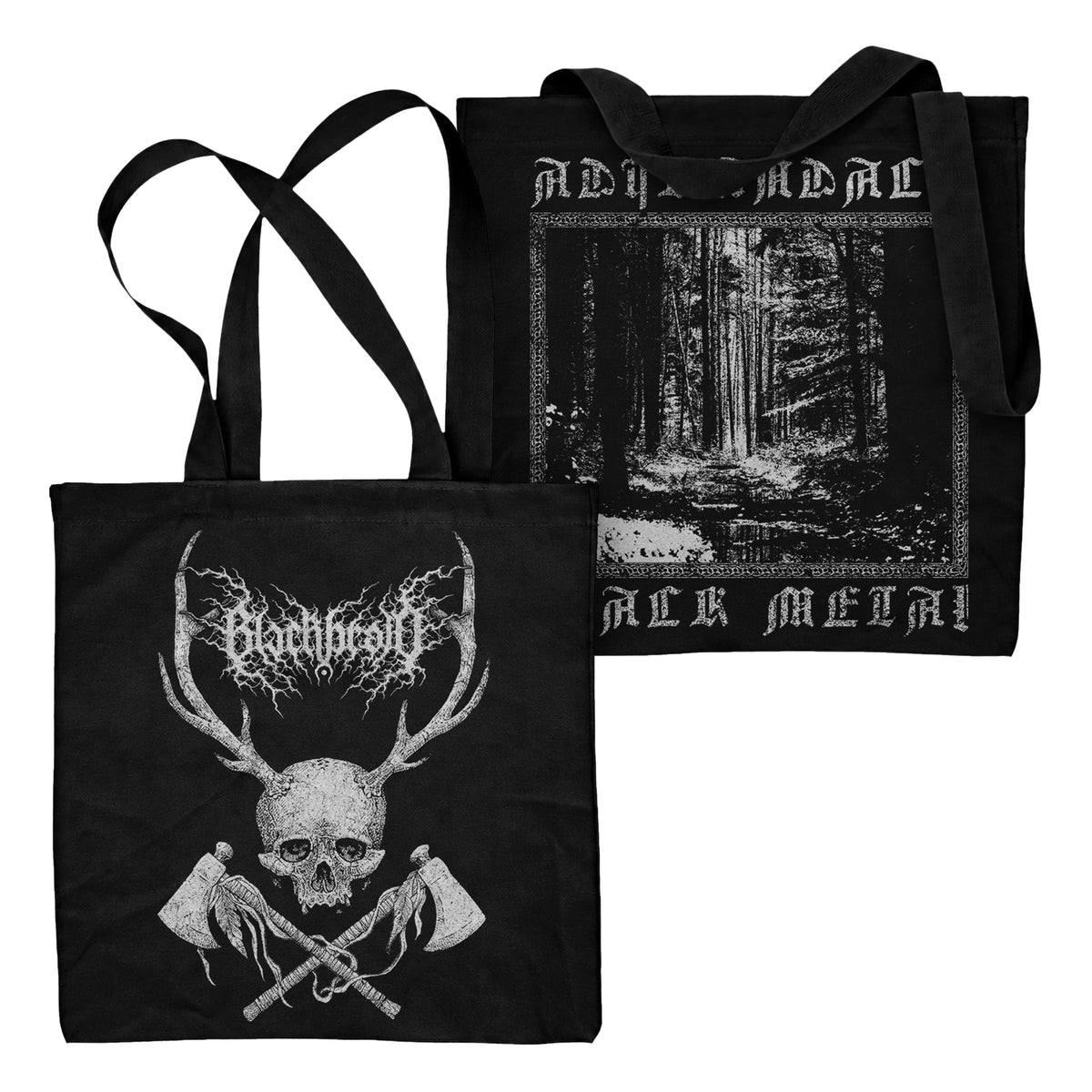 Adirondack Black Metal Tote Bag