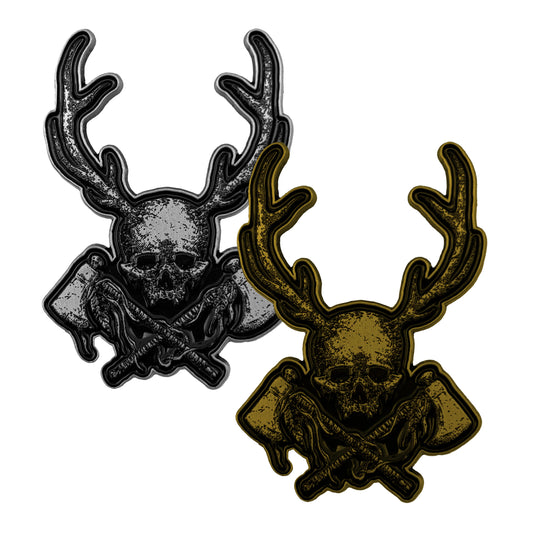 Enamel Pin: Tomahawk Skull