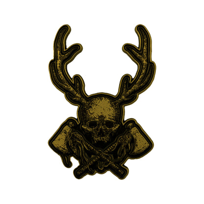 Enamel Pin: Tomahawk Skull