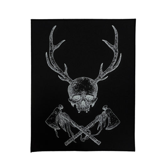 Tomahawk Skull Back Patch