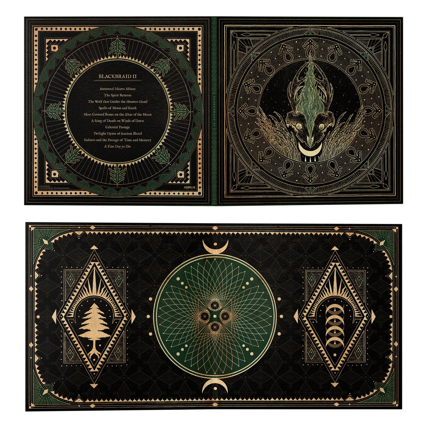 Blackbraid II: Deluxe Gatefold Vinyl, “MOSS” Edition