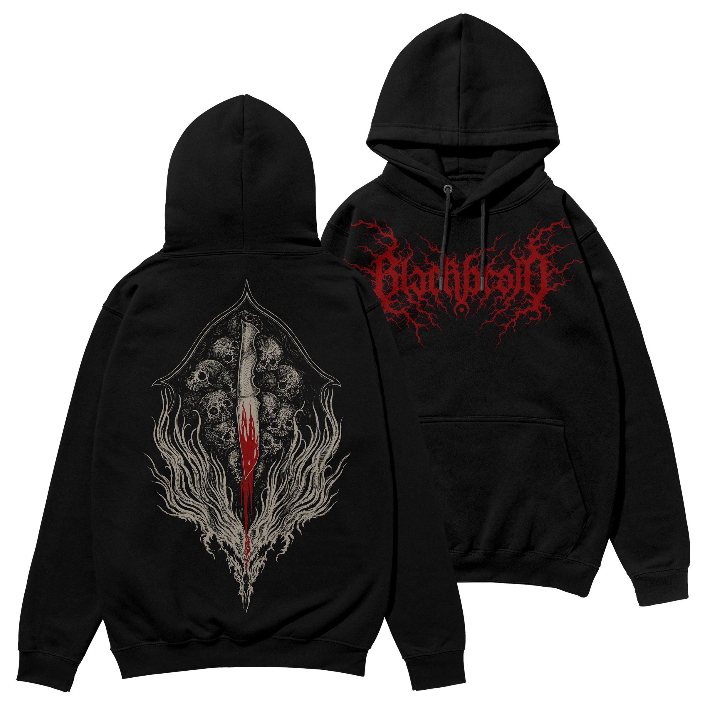Blood Ritual Pullover Hoodie – Wolf Mountain Productions