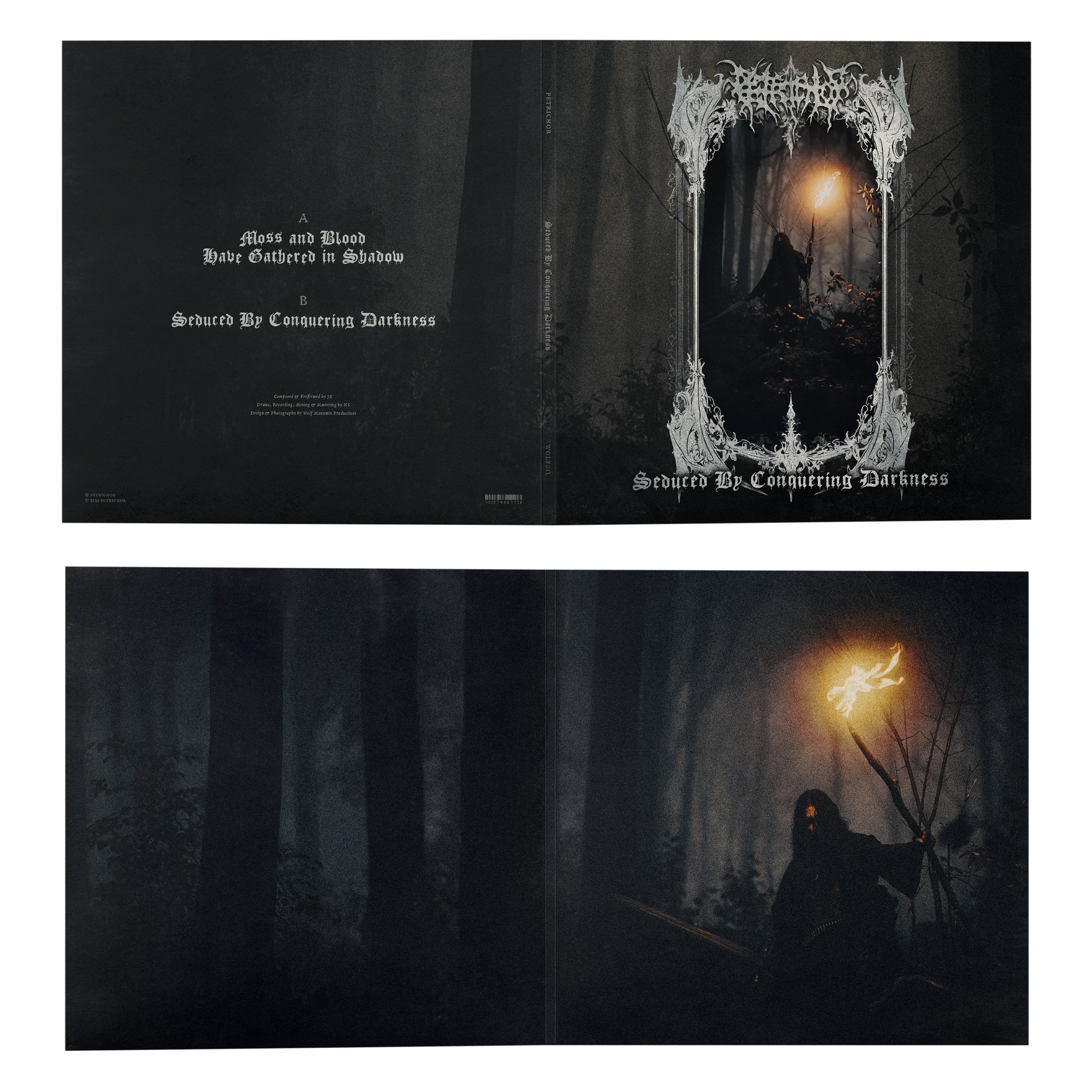 Seduced By Conquering Darkness: 10in Vinyl EP – Wolf Mountain