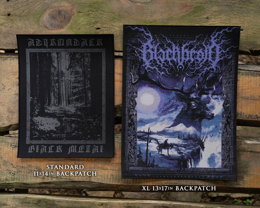 Adirondack Black Metal Back Patch