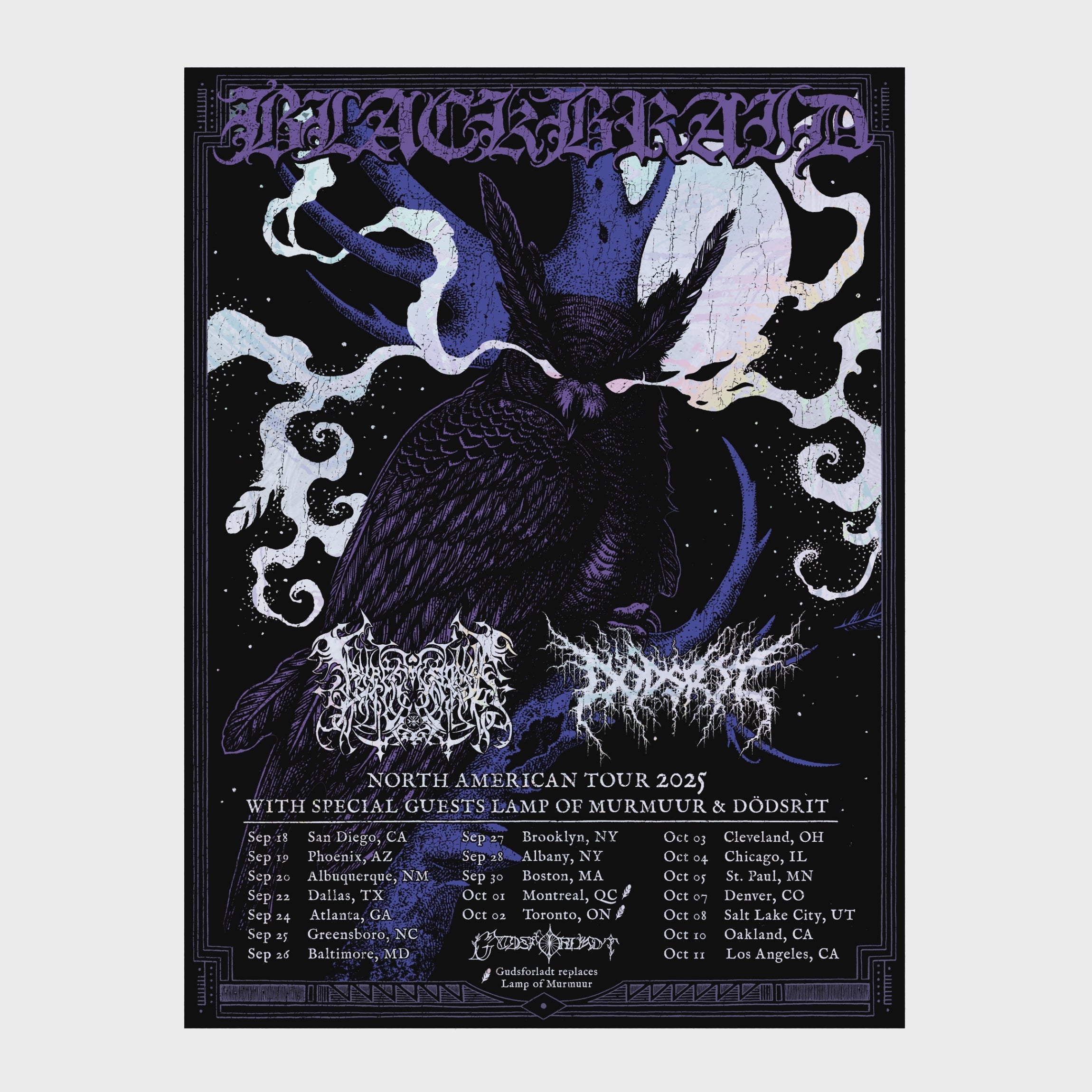 2025 HOLOGRAPHIC TOUR POSTER - LAST FEW – Wolf Mountain Productions